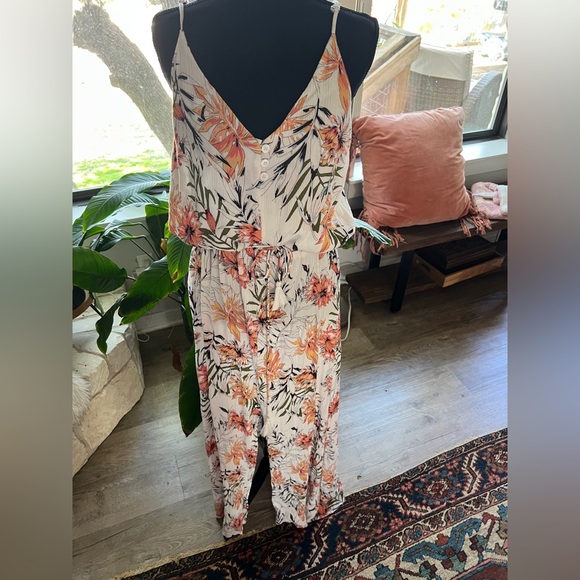 Rip Curl Playa Blanca Floral Maxi Dress, Size XL *EUC* - Picture 3 of 8